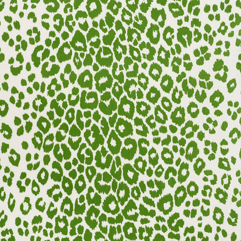 SCHUMACHER  INDOOR/OUTDOOR: PRINTS & WOVENS ICONIC LEOPARD INDOOR/OUTDOOR PRINTS,HIGH PERFORMANCE,INDOOR/OUTDOOR PRINTS,HIGH PERFORMANCE,INDOOR/OUTDOOR GREEN   - 177322