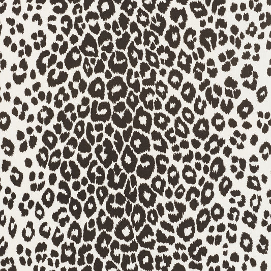 SCHUMACHER  INDOOR/OUTDOOR: PRINTS & WOVENS ICONIC LEOPARD INDOOR/OUTDOOR PRINTS PRINTS GRAPHITE   - 177324