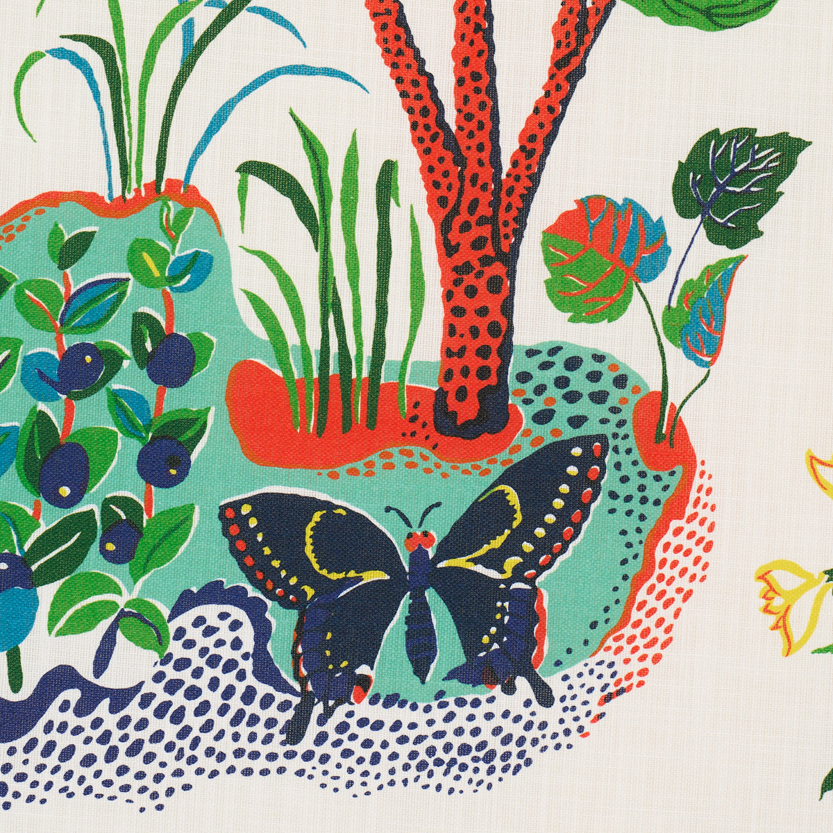 SCHUMACHER FABRIC  INDOOR/OUTDOOR: PRINTS & WOVENS CITRUS GARDEN INDOOR/OUTDOOR   PRIMARY   - 177330