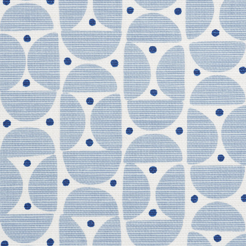 SCHUMACHER FABRIC  AU NATUREL MEZZA LUNA   SKY   - 177361