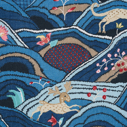 SCHUMACHER FABRIC  SCHUMACHER FABRIC CLASSICS ROLLING HILLS   BLUES   - 177380