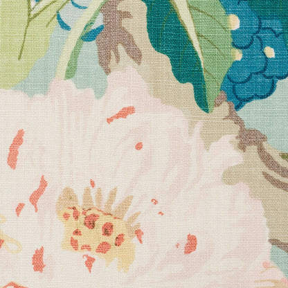 SCHUMACHER FABRIC  SCHUMACHER FABRIC CLASSICS ENCHANTED GARDEN   AQUA   - 177390