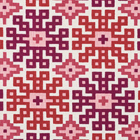 SCHUMACHER  HAPPY TOGETHER PALMETTO PRINT   Valentine   - 177452