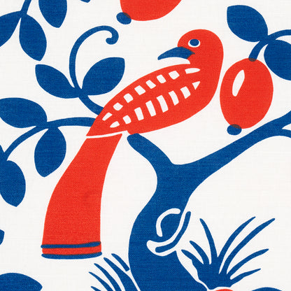 SCHUMACHER  PRINT HAPPY OLIVE TREE PRINTS PRINTS BLUE , RED   - 177471