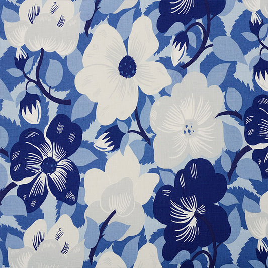 SCHUMACHER  FASHION FORWARD MAGNOLIAS PRINTS PRINTS BLUES   - 177562