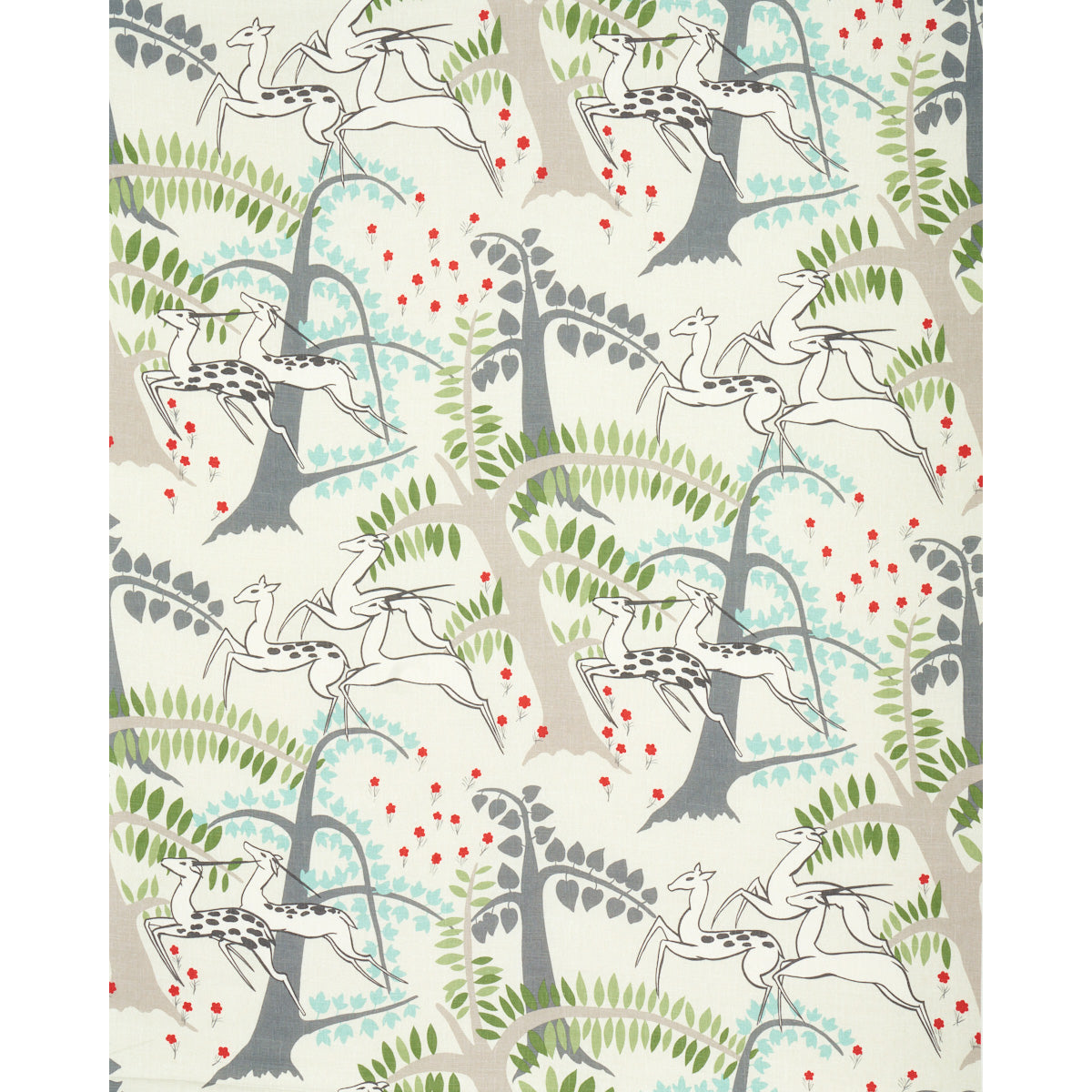 SCHUMACHER FABRIC  FASHION FORWARD ANTELOPES   IVORY   - 177571