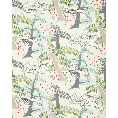SCHUMACHER FABRIC  FASHION FORWARD ANTELOPES   IVORY   - 177571