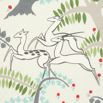 SCHUMACHER FABRIC  FASHION FORWARD ANTELOPES   IVORY   - 177571