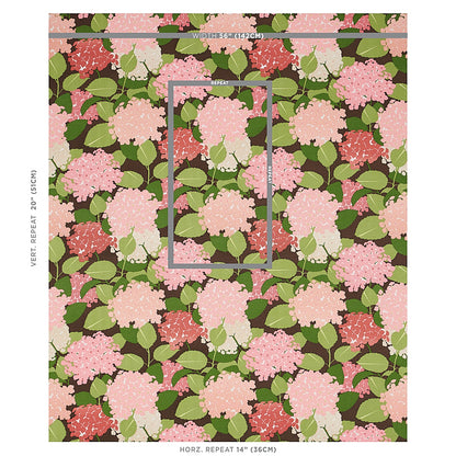 SCHUMACHER  SIGNATURE SCHUMACHER HYDRANGEA PRINTS PRINTS PINK   - 177582