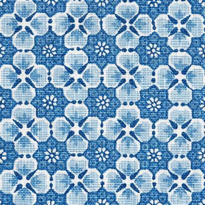 SCHUMACHER  MARK D. SIKES PALISADES FLORET   Indigo   - 177600