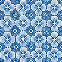 SCHUMACHER  MARK D. SIKES PALISADES FLORET   Indigo   - 177600