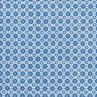 SCHUMACHER  MARK D. SIKES PALISADES FLORET   Indigo   - 177600