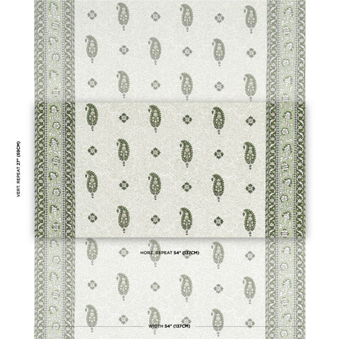 SCHUMACHER  MARK D. SIKES OJAI PAISLEY   Leaf Green   - 177614