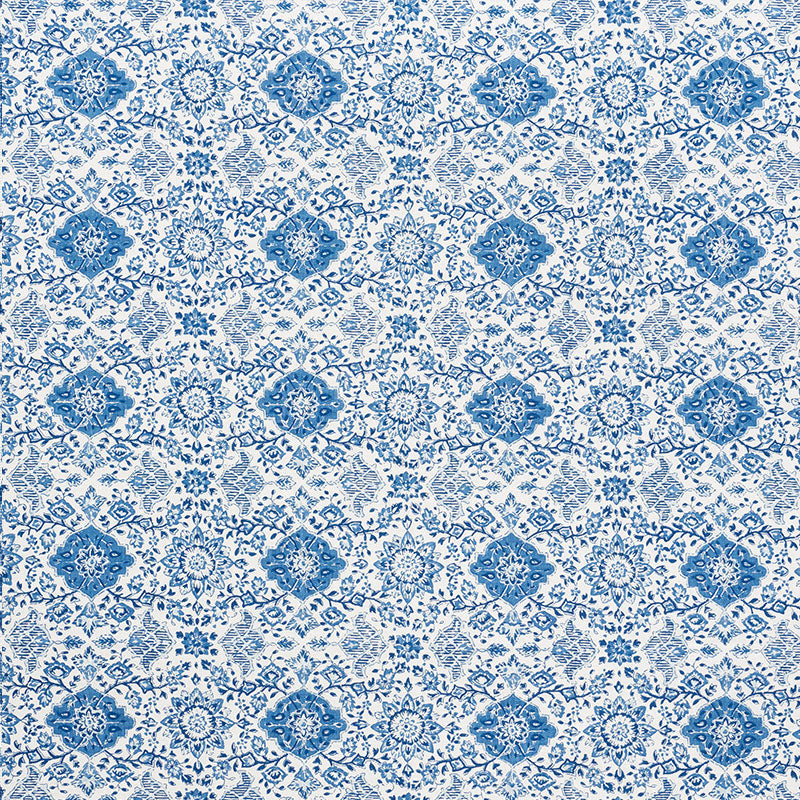 SCHUMACHER  MARK D. SIKES MONTECITO FLORAL   Indigo   - 177620