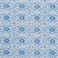 SCHUMACHER  MARK D. SIKES MONTECITO FLORAL   Indigo   - 177620