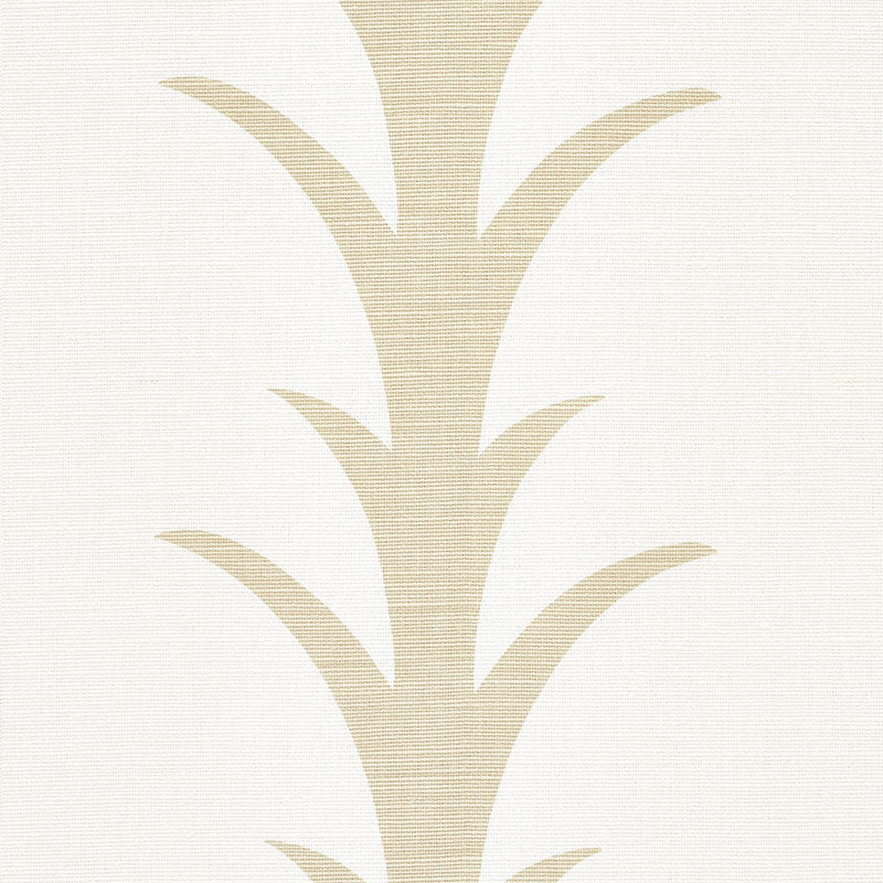 SCHUMACHER FABRIC  CELERIE KEMBLE ACANTHUS STRIPE   SAND   - 177630