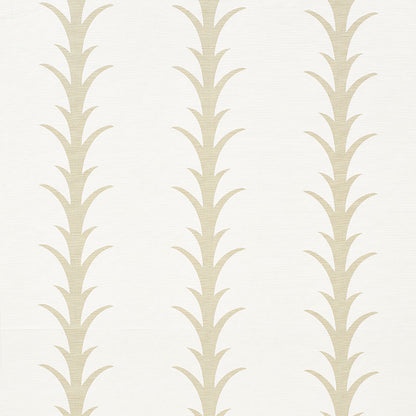 SCHUMACHER FABRIC  CELERIE KEMBLE ACANTHUS STRIPE   SAND   - 177630