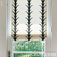 SCHUMACHER  CELERIE KEMBLE ACANTHUS STRIPE   Carbon   - 177632