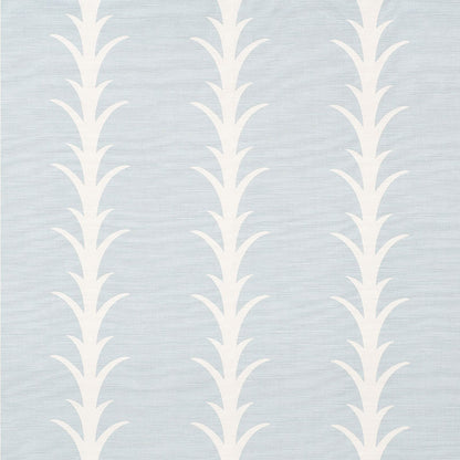 SCHUMACHER FABRIC  CELERIE KEMBLE ACANTHUS STRIPE   SKY   - 177633