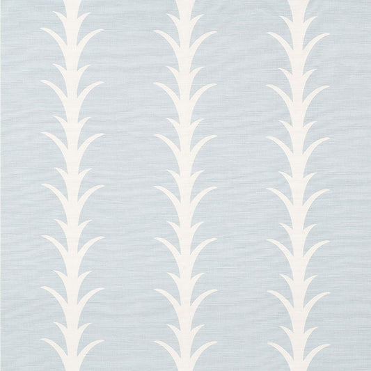 SCHUMACHER FABRIC  CELERIE KEMBLE ACANTHUS STRIPE   SKY   - 177633