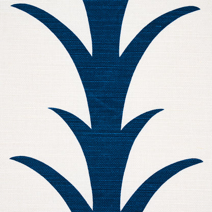 SCHUMACHER  MOON RIVER ACANTHUS STRIPE   Navy   - 177635