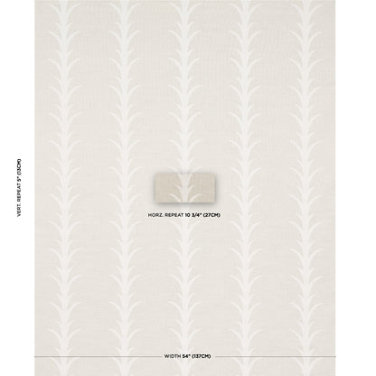 SCHUMACHER  MOON RIVER ACANTHUS STRIPE   Natural   - 177636