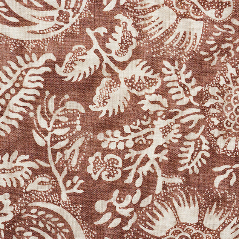 SCHUMACHER  CHAMBRAY POMEGRANATE PRINT PRINTS PRINTS RUSSET   - 177692