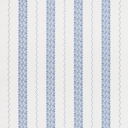 SCHUMACHER  CHAMBRAY NAUSET STRIPE   Indigo   - 177700