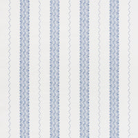 SCHUMACHER  CHAMBRAY NAUSET STRIPE   Indigo   - 177700