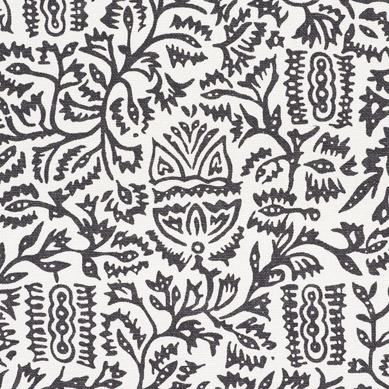 SCHUMACHER  ESSENTIALS: SMALL-SCALE PRINTS MORRIS   Carbon   - 177772