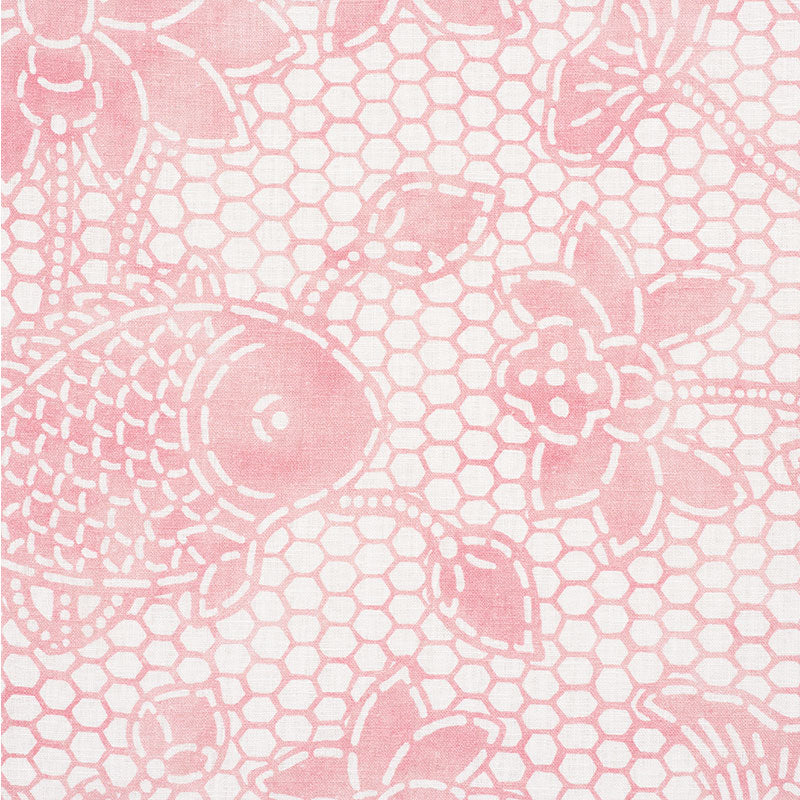 SCHUMACHER  SOPHISTICATED NAUTICAL LOTUS BATIK PRINTS PRINTS PINK   - 177792
