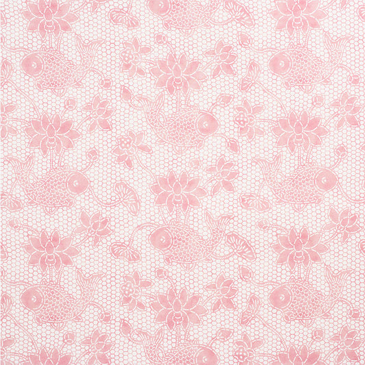 SCHUMACHER  SOPHISTICATED NAUTICAL LOTUS BATIK PRINTS PRINTS PINK   - 177792