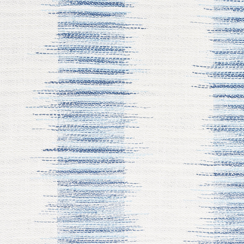 SCHUMACHER  CHAMBRAY ATTLEBORO IKAT PRINTS PRINTS BLUES   - 177810