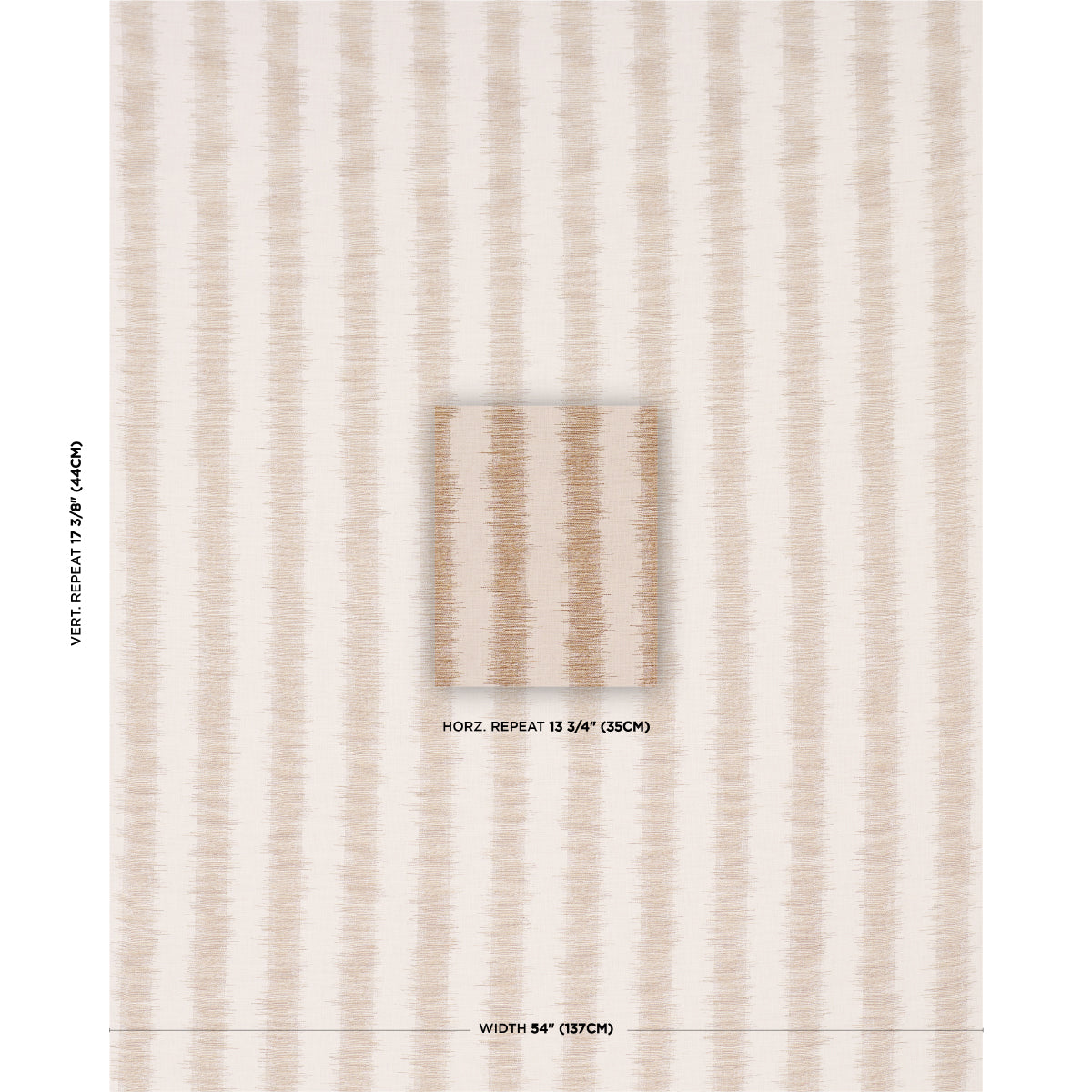 SCHUMACHER  PRAIRIE ATTLEBORO IKAT PRINTS PRINTS FAWN   - 177816