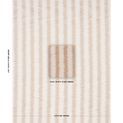 SCHUMACHER  PRAIRIE ATTLEBORO IKAT PRINTS PRINTS FAWN   - 177816