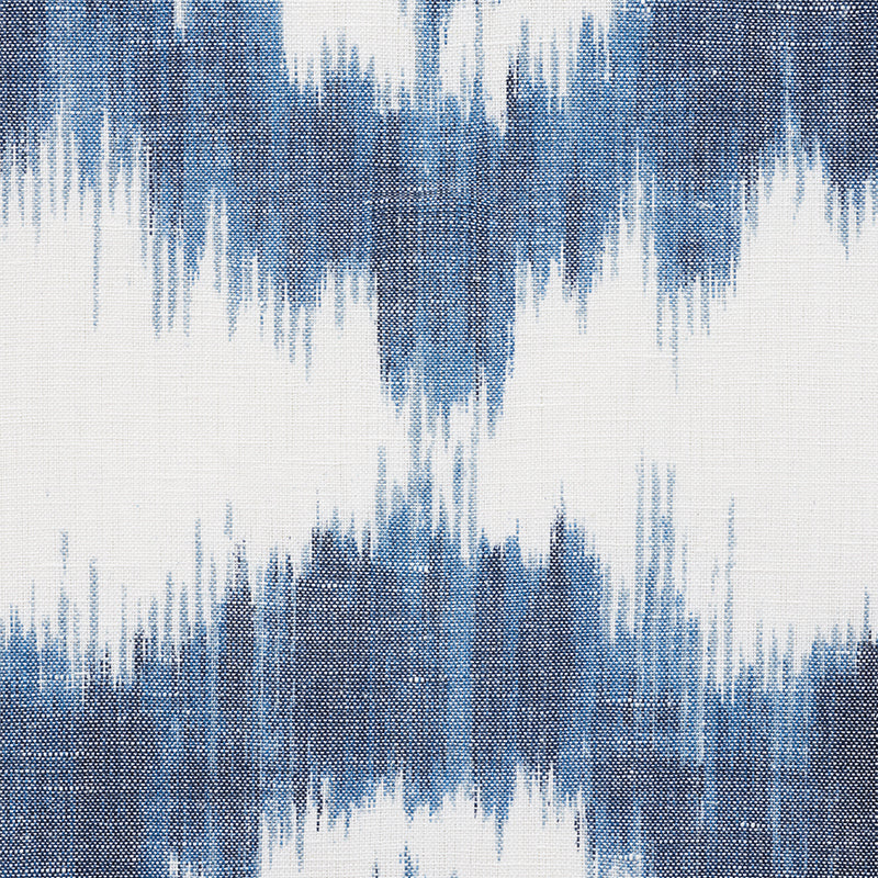 SCHUMACHER  IKAT MADAKET IKAT PATTERN WOVENS PATTERN WOVENS INDIGO   - 177820