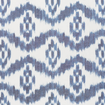 SCHUMACHER  IKAT MADAKET IKAT PATTERN WOVENS PATTERN WOVENS INDIGO   - 177820