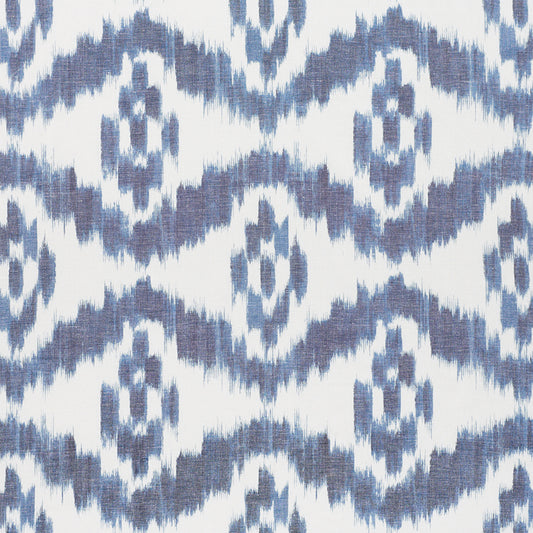 SCHUMACHER  IKAT MADAKET IKAT PATTERN WOVENS PATTERN WOVENS INDIGO   - 177820