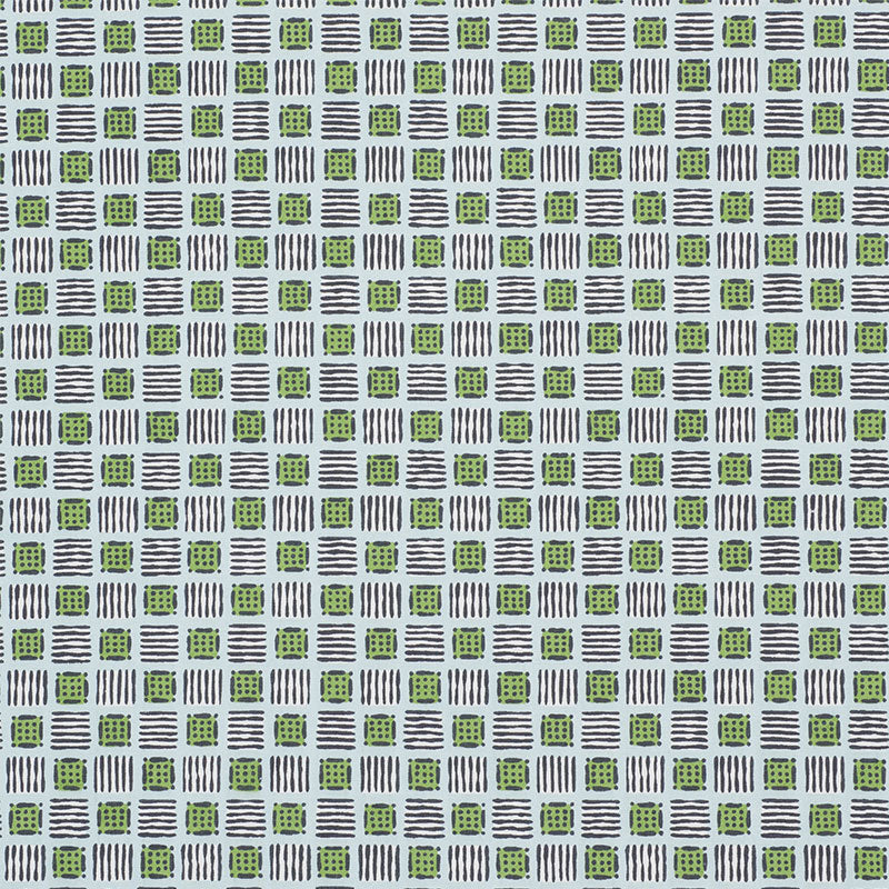 SCHUMACHER  CELERIE KEMBLE MOTTLEY GRID   Sky & Putting Green   - 177862