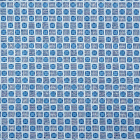SCHUMACHER  CELERIE KEMBLE MOTTLEY GRID   Cottage Blue   - 177863