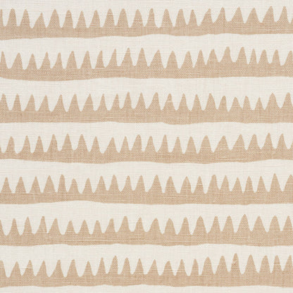 SCHUMACHER  PRIMITIVE BEAUTY CORFU HAND PRINTED STRIPE PRINTS PRINTS SAND   - 177972