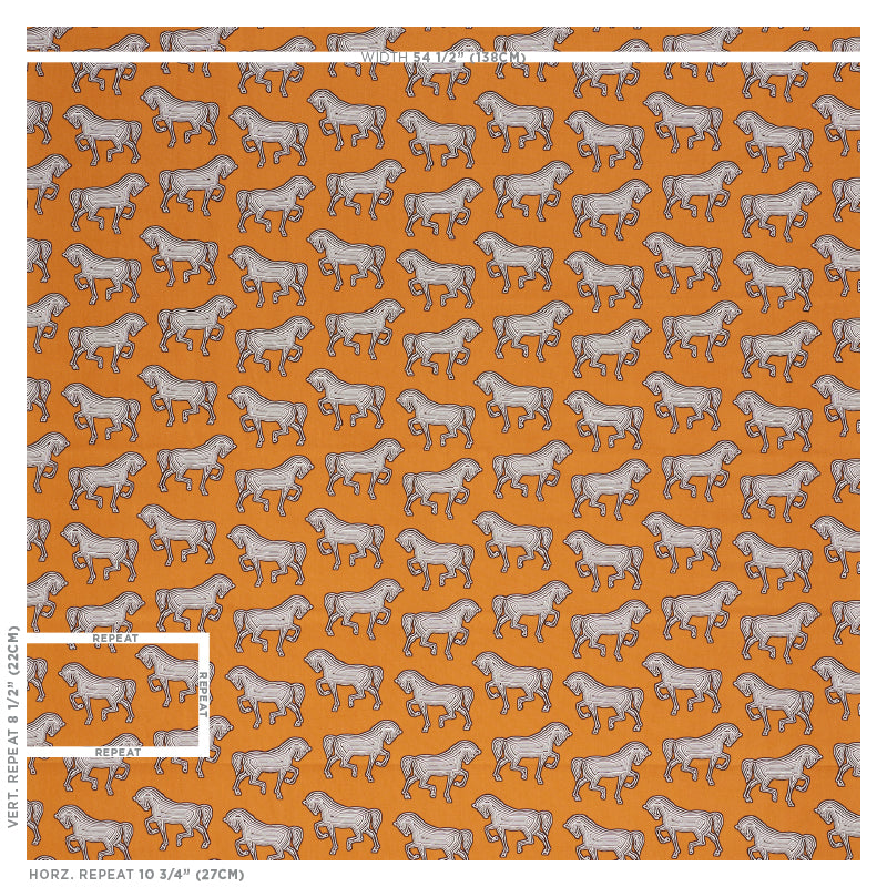 SCHUMACHER  CLUB CAVALIER FAUBOURG PRINTS PRINTS ORANGE   - 178010