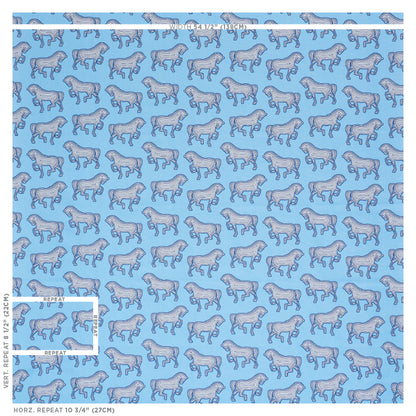 SCHUMACHER  CLUB CAVALIER FAUBOURG PRINTS PRINTS BLUE   - 178011