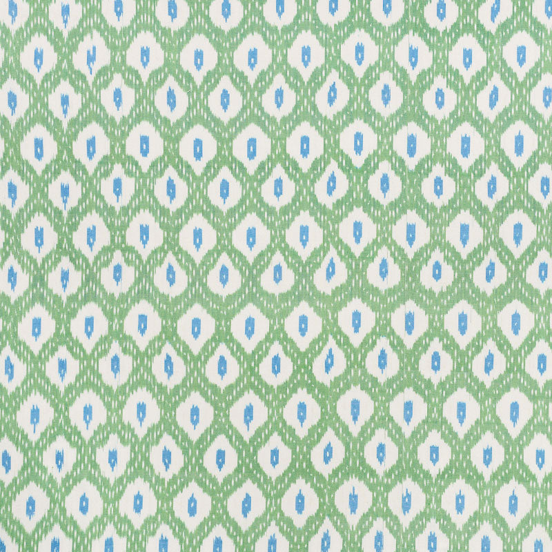 SCHUMACHER FABRIC  FREE SPIRIT INDIO IKAT   GREEN   - 178070