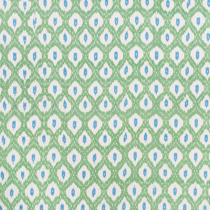 SCHUMACHER FABRIC  FREE SPIRIT INDIO IKAT   GREEN   - 178070