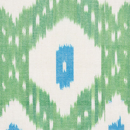 SCHUMACHER FABRIC  FREE SPIRIT INDIO IKAT   GREEN   - 178070