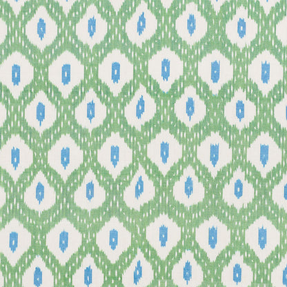 SCHUMACHER FABRIC  FREE SPIRIT INDIO IKAT   GREEN   - 178070