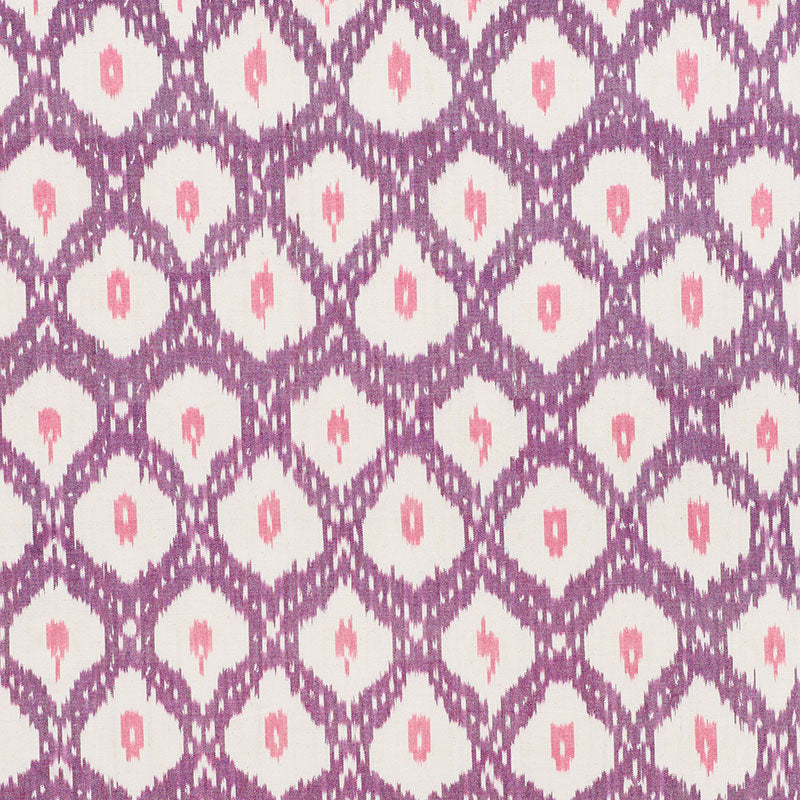 SCHUMACHER  FREE SPIRIT INDIO IKAT PRINTS PRINTS PURPLE   - 178072