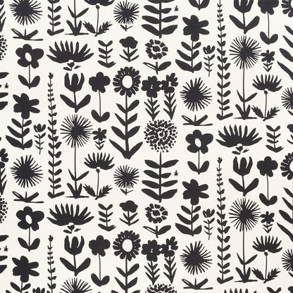 SCHUMACHER FABRIC  VERA NEUMANN WILD THINGS   BLACK   - 178250