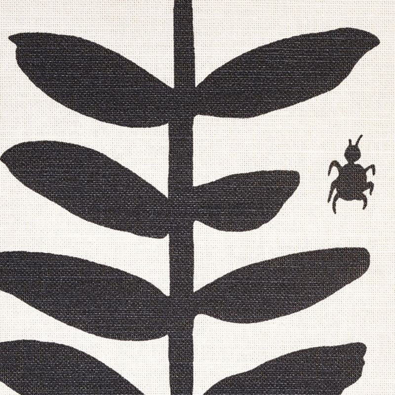 SCHUMACHER FABRIC  VERA NEUMANN WILD THINGS   BLACK   - 178250